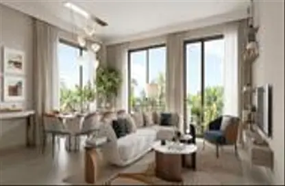 Living / Dining Room image for: Apartment - 3 Bedrooms - 4 Bathrooms for sale in Cedar - Dubai Creek Harbour (The Lagoons) - Dubai, Image 1