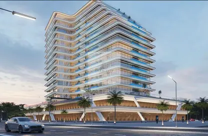 Outdoor Building image for: Apartment - 1 Bedroom - 2 Bathrooms for sale in Golf View Residence - Dubai Sports City - Dubai, Image 1