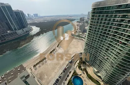 Apartment - 1 Bedroom - 2 Bathrooms for rent in Beach Towers - Shams Abu Dhabi - Al Reem Island - Abu Dhabi