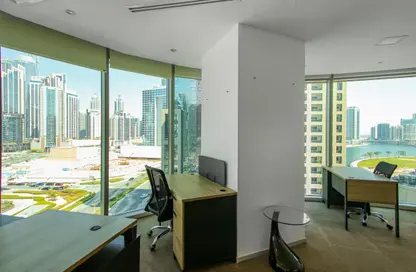 Office Space - Studio - 2 Bathrooms for rent in The Binary Tower - Business Bay - Dubai