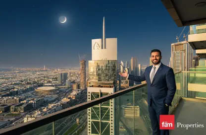 شقة - 2 غرف نوم - 3 حمامات للايجار في فندق ومساكن برج باراماونت - الخليج التجاري - دبي