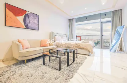 Living Room image for: Apartment - 1 Bathroom for rent in Grace Residency - Al Furjan - Dubai, Image 1