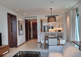 صورةغرفة المعيشة / غرفة الطعام لـ: شقة - 1 غرفة نوم - 2 حمامات للبيع في 1 فيدا ريزيدنس - فيدا ريزيدنس - مشروع التلال - دبي, صورة 1