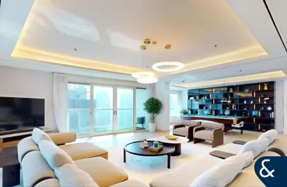 Apartment - 4 Bedrooms - 6 Bathrooms for rent in Marina View Tower A - Marina View - Dubai Marina - Dubai
