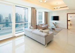 Living Room image for: Apartment - 2 bedrooms - 3 bathrooms for rent in Barcelo Residences - Dubai Marina - Dubai, Image 1
