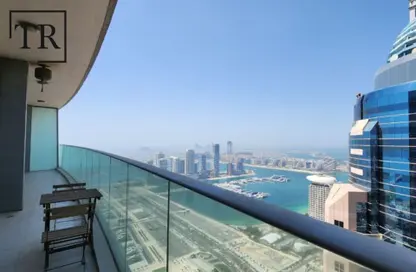 Apartment - 2 Bedrooms - 3 Bathrooms for rent in Damac Heights - Dubai Marina - Dubai