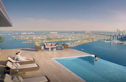 Apartment - 2 Bedrooms - 2 Bathrooms for sale in Seapoint Tower 1 - Seapoint - EMAAR Beachfront - Dubai Harbour - Dubai