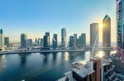 Apartment - 1 Bedroom - 2 Bathrooms for rent in Peninsula Five - Peninsula - Business Bay - Dubai