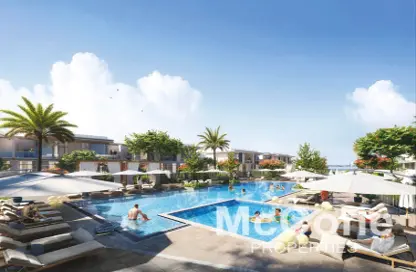 Pool image for: Villa - 4 Bedrooms - 4 Bathrooms for sale in Beach Homes - Falcon Island - Al Hamra Village - Ras Al Khaimah, Image 1