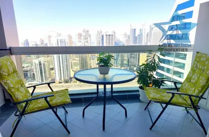 Apartment - 1 Bedroom - 2 Bathrooms for rent in Al Shera Tower - JLT Cluster E - Jumeirah Lake Towers - Dubai