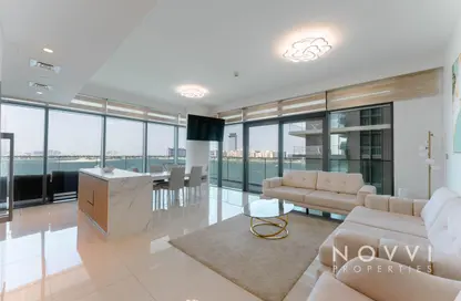 Apartment - 3 Bedrooms - 4 Bathrooms for rent in Beach Vista - EMAAR Beachfront - Dubai Harbour - Dubai