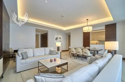 Living / Dining Room image for: Apartment - 3 Bedrooms - 4 Bathrooms for rent in The Address Sky View Tower 2 - The Address Sky View Towers - Downtown Dubai - Dubai, Image 1