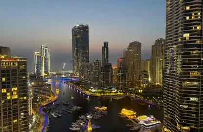 شقة - غرفة نوم - 2 حمامات للايجار في برج إسكان - دبي مارينا - دبي