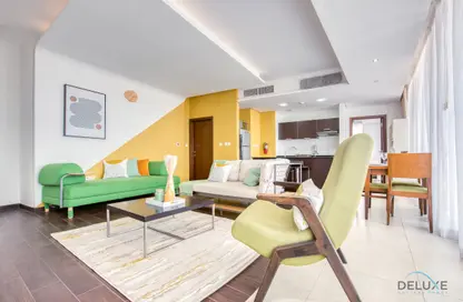 Living Room image for: Apartment - 1 Bedroom - 1 Bathroom for rent in The Matrix - Dubai Sports City - Dubai, Image 1