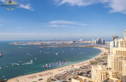 Penthouse - 3 Bedrooms - 5 Bathrooms for rent in Shams 2 - Shams - Jumeirah Beach Residence - Dubai