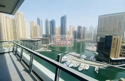 Balcony image for: Apartment - 2 Bedrooms - 3 Bathrooms for sale in Silverene Tower A - Silverene - Dubai Marina - Dubai, Image 1