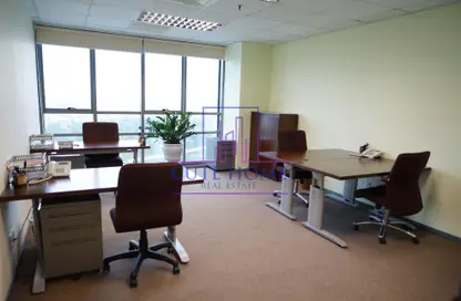 Office Space - Studio - 4 Bathrooms for rent in Concord Tower - Dubai Media City - Dubai