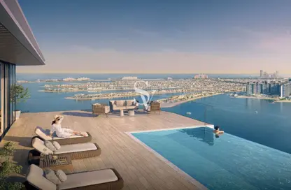 Apartment - 2 Bedrooms - 2 Bathrooms for sale in Seapoint Tower 2 - Seapoint - EMAAR Beachfront - Dubai Harbour - Dubai