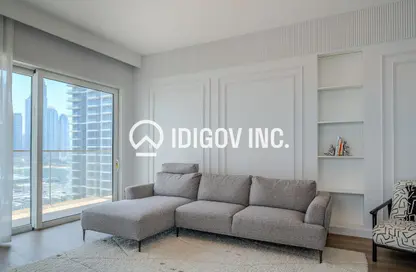 شقة - 2 غرف نوم - 3 حمامات للايجار في جراند بلو تاور 1 - إعمار بيتشفرونت - دبي هاربور - دبي