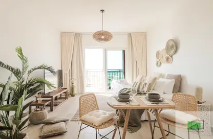 Apartment - Studio - 1 Bathroom for rent in Waters Edge - Yas Island - Abu Dhabi
