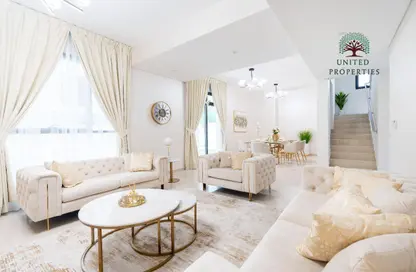 Living Room image for: Villa - 4 Bedrooms - 5 Bathrooms for sale in Nasma Residence - Al Tai - Sharjah, Image 1