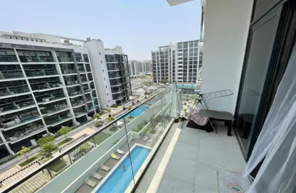 Apartment - Studio - 1 Bathroom for rent in AZIZI Riviera - Meydan One - Meydan - Dubai