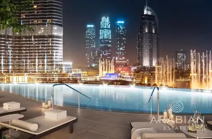 Pool image for: Penthouse - 5 Bedrooms - 4 Bathrooms for sale in IL Primo - Opera District - Downtown Dubai - Dubai, Image 1