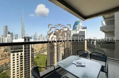 شقة - غرفة نوم - 2 حمامات للايجار في برج ايليت ريزيدينس - دبي وسط المدينة - دبي