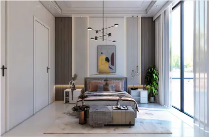 Room / Bedroom image for: Apartment - 1 Bathroom for sale in Prime Residency 3 - Al Furjan - Dubai, Image 1