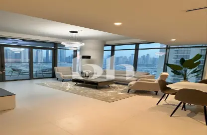 Apartment - 3 Bedrooms - 5 Bathrooms for rent in Marina Vista - EMAAR Beachfront - Dubai Harbour - Dubai