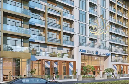 Outdoor Building image for: Apartment - 3 Bedrooms - 4 Bathrooms for sale in AZIZI Pearl - Al Furjan - Dubai, Image 1