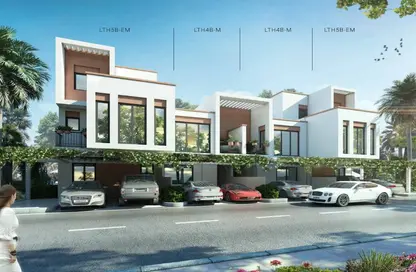 Townhouse - 5 Bedrooms - 6 Bathrooms for sale in Costa Brava at DAMAC Lagoons - Damac Lagoons - Dubai