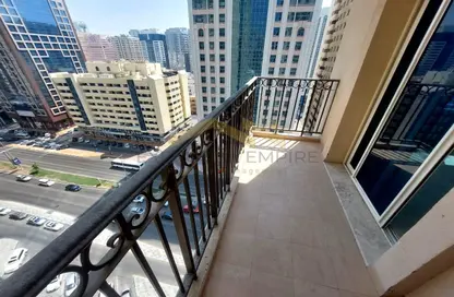Balcony image for: Apartment - 3 Bedrooms - 4 Bathrooms for rent in Al Ghaith Tower - Hamdan Street - Abu Dhabi, Image 1