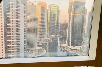 شقة - غرفة نوم - 2 حمامات للايجار في برج ماج214 - (JLT) مجمع R - أبراج بحيرة الجميرا - دبي