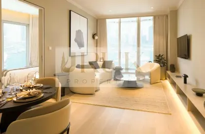 Living / Dining Room image for: Apartment - 1 Bathroom for sale in Marina Star - Dubai Marina - Dubai, Image 1