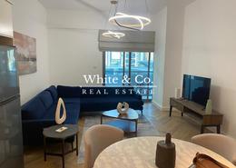 Living / Dining Room image for: Apartment - 1 bedroom - 2 bathrooms for rent in Azure - Dubai Marina - Dubai, Image 1
