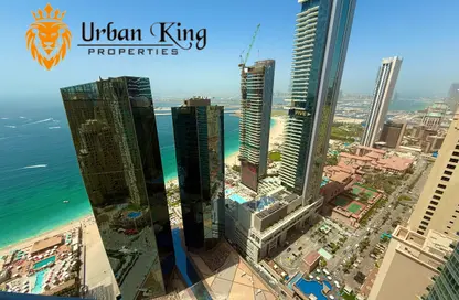 Apartment - 3 Bedrooms - 5 Bathrooms for rent in Al Fattan Office Tower - Al Fattan Marine Towers - Jumeirah Beach Residence - Dubai