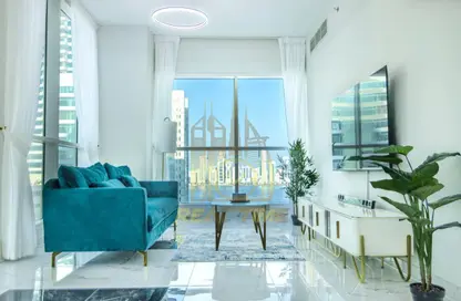 Living Room image for: Apartment - 2 Bedrooms - 2 Bathrooms for rent in Al Majaz 3 - Al Majaz - Sharjah, Image 1