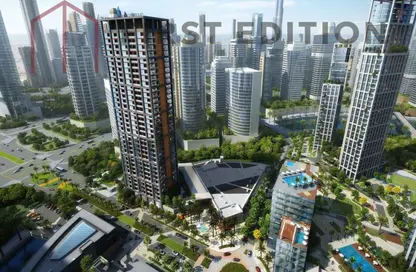Apartment - Studio - 1 Bathroom for sale in Peninsula Two - Peninsula - Business Bay - Dubai