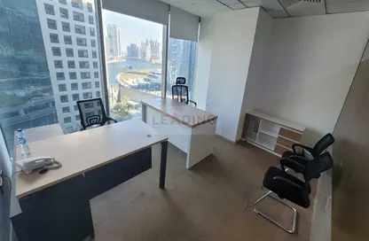Business Centre - Studio - 3 Bathrooms for rent in The Binary Tower - Business Bay - Dubai
