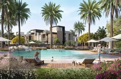 صورة لـ حوض سباحة تاون هاوس - 3 غرف نوم - 4 حمامات للبيع في مدن الرنيم 1 - مودون - دبي ، صورة رقم 1