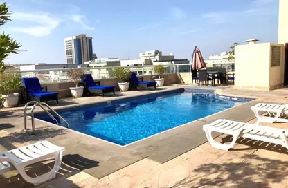 شقة - غرفة نوم - 2 حمامات للايجار في مبنى افنان - منخول - بر دبي - دبي
