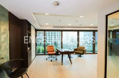 Office Space - Studio - 1 Bathroom for rent in The Binary Tower - Business Bay - Dubai
