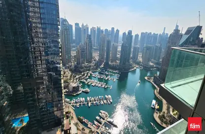 Apartment - 3 Bedrooms - 4 Bathrooms for rent in Damac Heights - Dubai Marina - Dubai