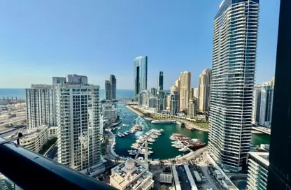 شقة - غرفة نوم - 1 حمام للايجار في برج إسكان - دبي مارينا - دبي