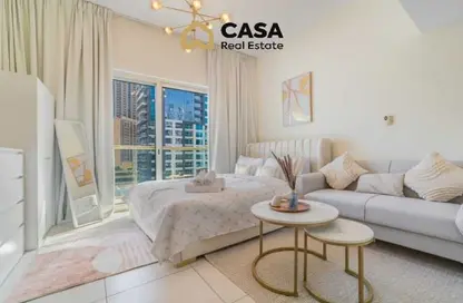 Apartment - Studio - 1 Bathroom for rent in Marina View Tower A - Marina View - Dubai Marina - Dubai