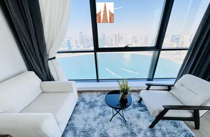 Apartment - 1 Bedroom - 2 Bathrooms for rent in La Plage Tower - Al Mamzar - Sharjah - Sharjah