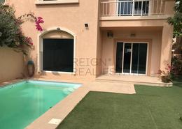 Pool image for: Villa - 5 bedrooms - 6 bathrooms for rent in Mediterranean Style - Al Reef Villas - Al Reef - Abu Dhabi, Image 1