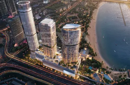 شقة - غرفة نوم - 2 حمامات للبيع في أبراج بالم بيتش 2 - أبراج بالم بيتش - نخلة جميرا - دبي