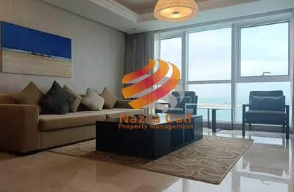 Living Room image for: Apartment - 2 Bedrooms - 3 Bathrooms for rent in Meera MAAM Residence - Corniche Road - Abu Dhabi, Image 1